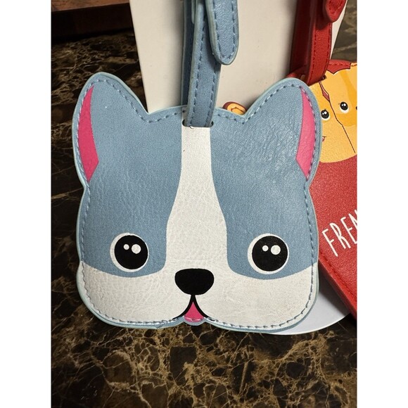 Travel Luggage Tags Frenchie / Boston Terrier Dog Set Of 2 - Picture 3 of 6